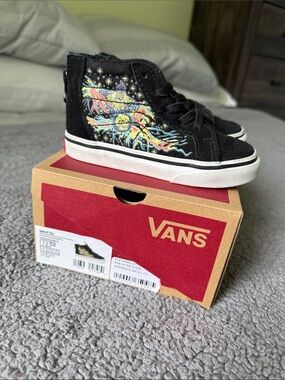 Vans Sk8-Hi Zip Glow Wizard Black